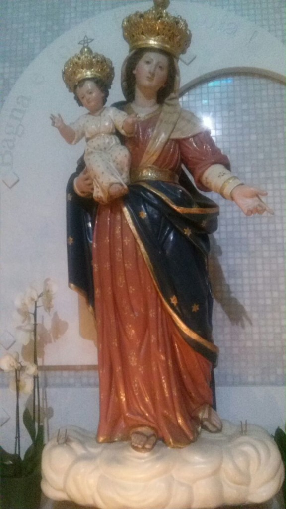 Statua Madonna delle Grazie senza Angeli