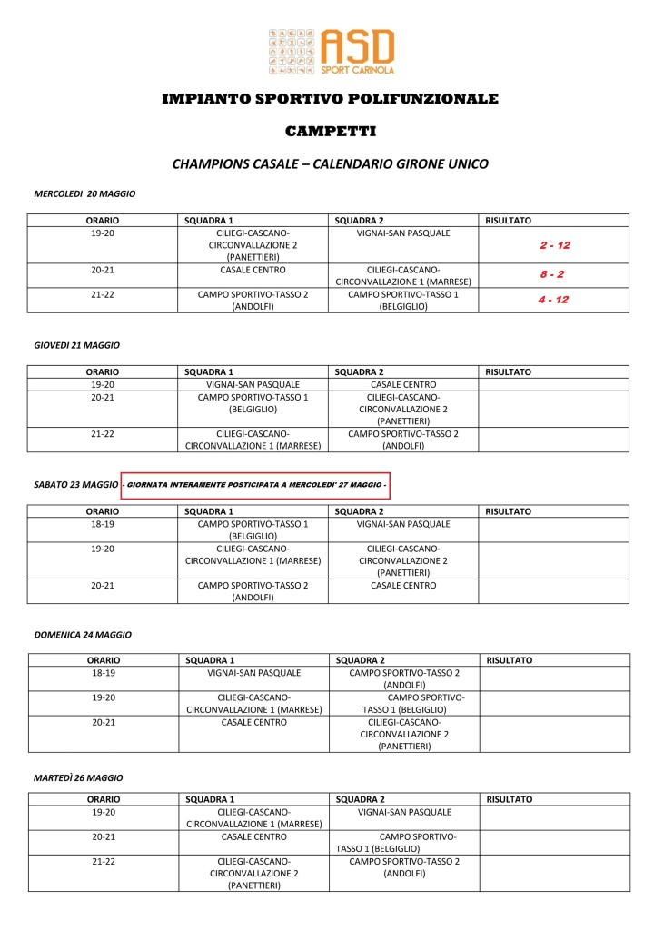 torneo rioni dopo prima