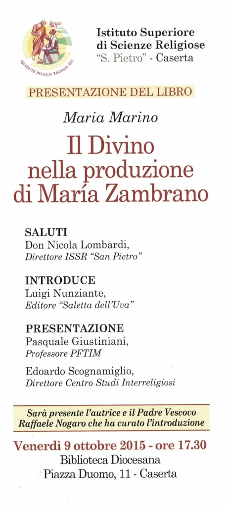 INVITO Presentazione Libro Marino