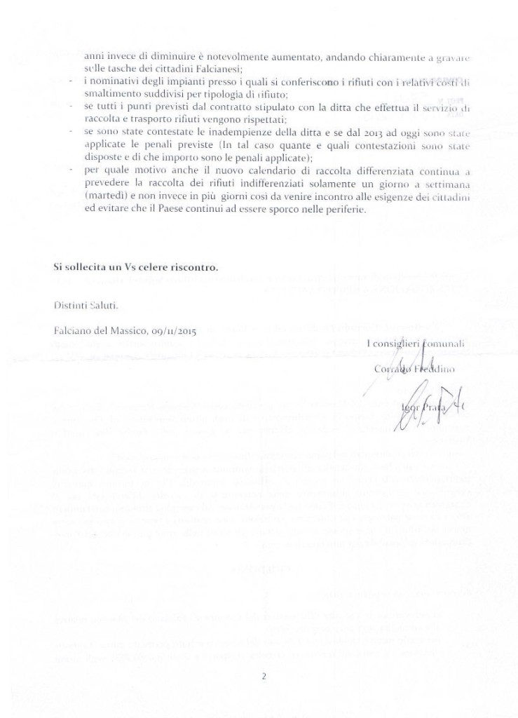 Interrogazione - 2