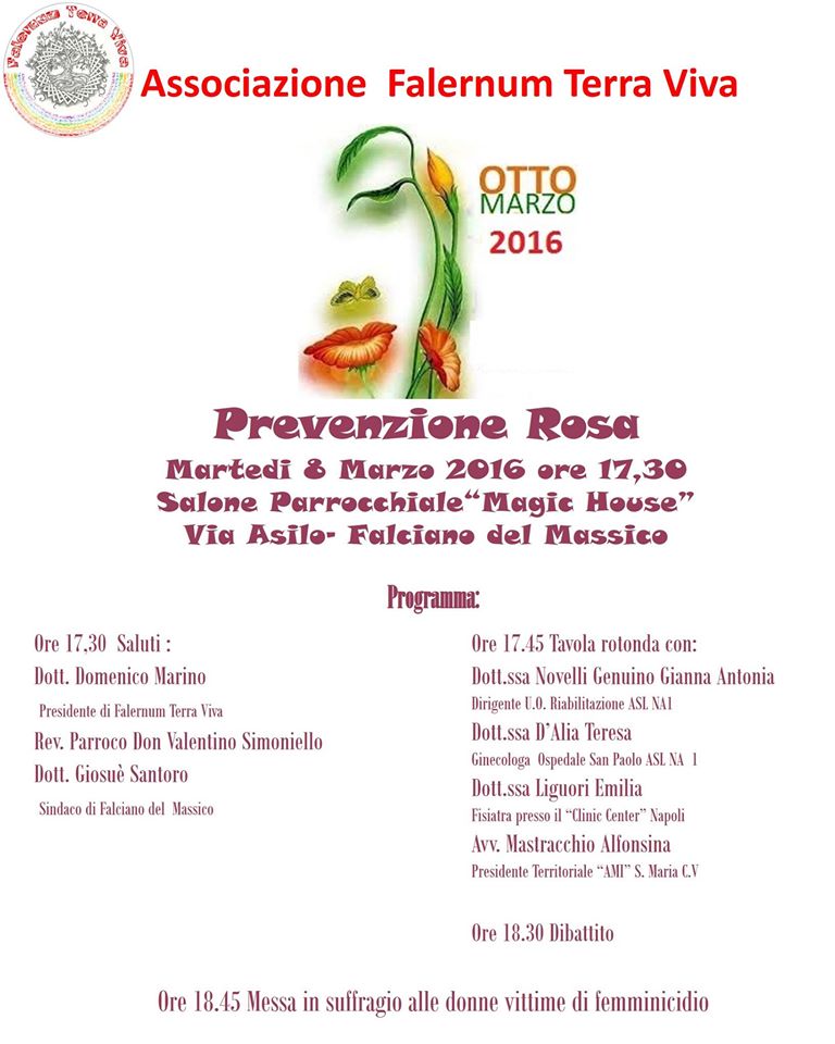 8 marzo 2016 falernum viva