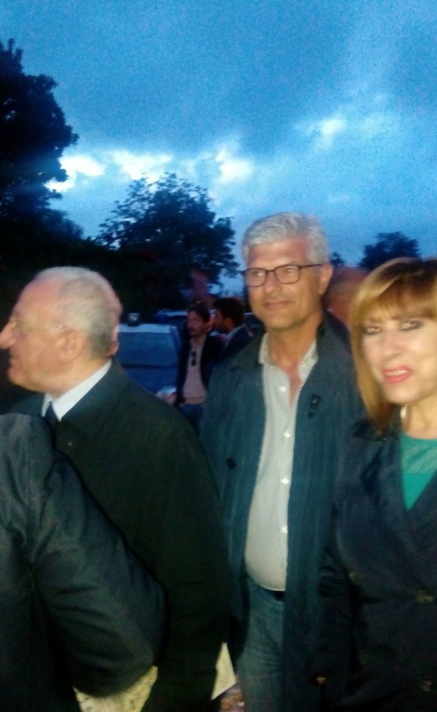 Vincenzo De Luca, Franco Di Biasio e Laura Passaretti