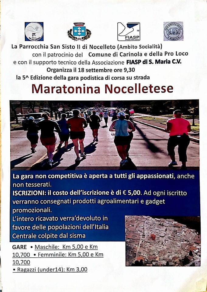 Manifesto 5a Maratonina Nocelletese