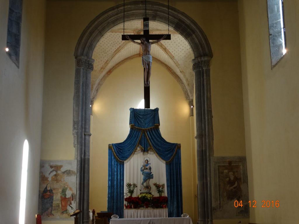 Chiesa dell'Annunziata, Carinola - Interno
