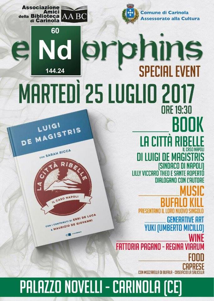 Locandina presentazione libro di Luigi De Magistris