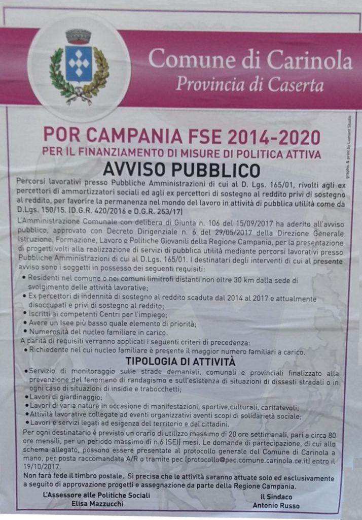 Manifesto affisso